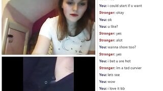 Omegle Girl Cums with Sound