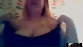 BBW Skype Cumshot Reaction