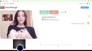 Brazilian teen masturbates while her family is at home