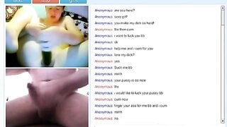 Teen from Germany with Cucumber