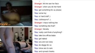 Hot Girl Cums with Couple on Omegle