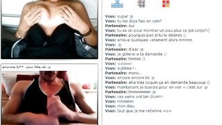 Shy French Horny Over Huge Cock On Chatroulette