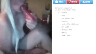 Hot Blonde Taking Demands On Omegle