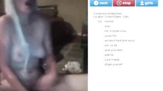 Hot Blonde Taking Demands On Omegle