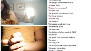 Polish Teen Cums on Omegle (with Sound)