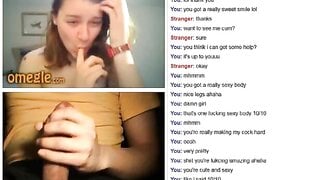 Polish Teen Cums on Omegle (with Sound)