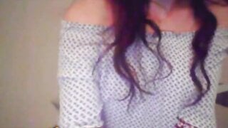 Cat-Lady Cums with Dildo in Pussy & Ass