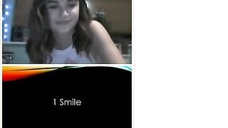 Cute Teen plays Omegle Game (with Sound)