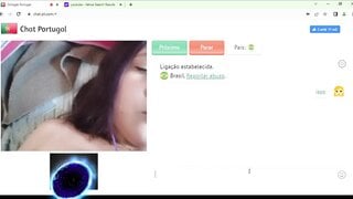 Brazilian shy teen shows her tit