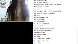 Cute girl teases and masturbates