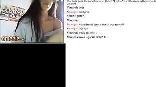 Cute girl teases and masturbates