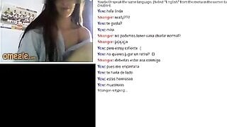 Cute girl teases and masturbates