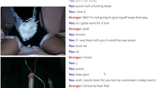 Asian plays with me and makes me cum huge load with sound