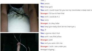 Asian plays with me and makes me cum huge load with sound