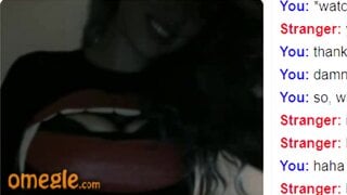 Omegle Pierced Tattooed Punk Plays with a Rainbow Plastic Dick