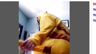 Cute Pikachu Strip Her Clothes On Omegle