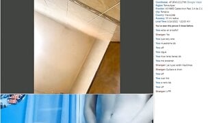 lesbian mexican In bathroom by omchater