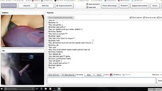 German Chubby on Chatroulette