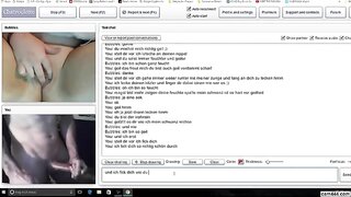 German Chubby on Chatroulette