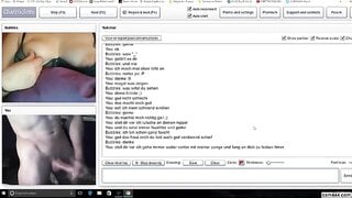 German Chubby on Chatroulette