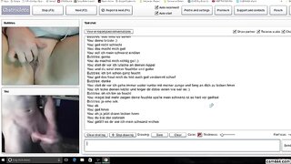 German Chubby on Chatroulette