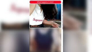 Omegle Girl 106 - Incredible Teen in Skirt