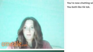 Red Head Omegle Dick Reaction