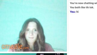Red Head Omegle Dick Reaction