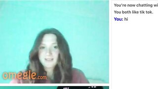 Red Head Omegle Dick Reaction