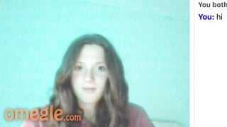 Red Head Omegle Dick Reaction