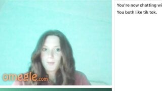 Red Head Omegle Dick Reaction