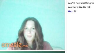 Red Head Omegle Dick Reaction