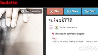 DirtyRoulette Horny Indian Slut Moans