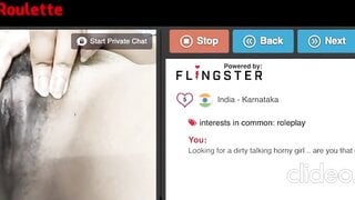 DirtyRoulette Horny Indian Slut Moans