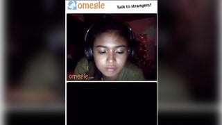 Asian Omegle With Her Purple Dildo