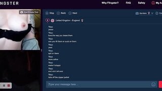Omegle British Slut Teases And Skips