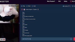 Omegle British Slut Teases And Skips