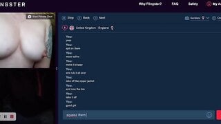 Omegle British Slut Teases And Skips