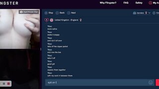 Omegle British Slut Teases And Skips