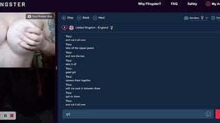 Omegle British Slut Teases And Skips