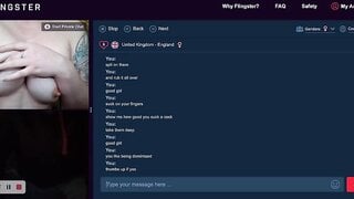 Omegle British Slut Teases And Skips