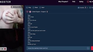 Omegle British Slut Teases And Skips