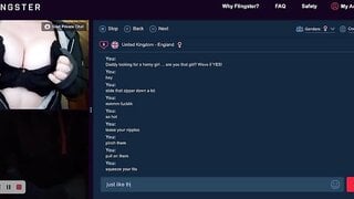 Omegle British Slut Teases And Skips