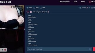 Omegle British Slut Teases And Skips