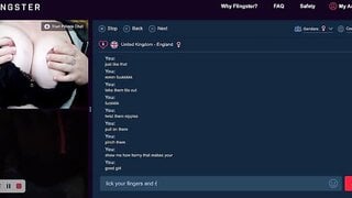 Omegle British Slut Teases And Skips
