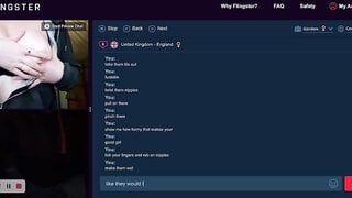 Omegle British Slut Teases And Skips