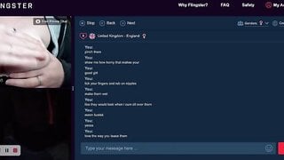 Omegle British Slut Teases And Skips