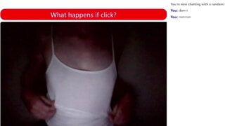 Omegle Pink Nipple Slut Cums For My Cock