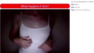 Omegle Pink Nipple Slut Cums For My Cock