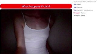Omegle Pink Nipple Slut Cums For My Cock